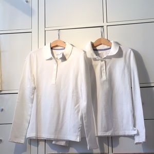 Kid uniform stretch polo shirt